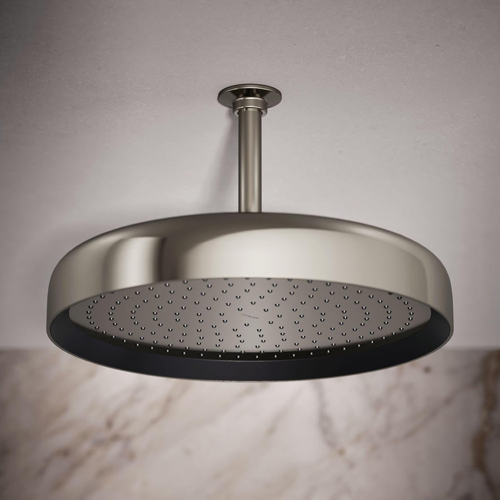 Kohler 26292-SN Statement® Round 14' single-function rainhead, 2.5 gpm, Vibrant Polished Nickel
