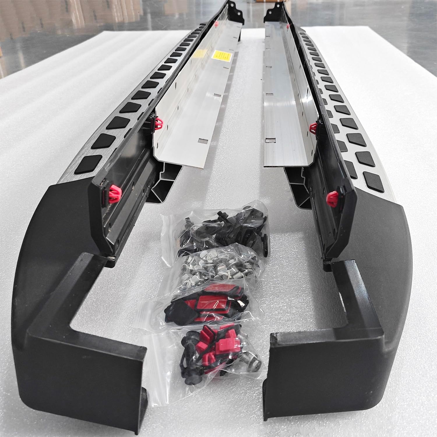 Heavy Duty Running Boards for 2026 2027 Hyundai Palisade, 2PCs, Silver | Fixed Side Steps, Side Pedal Rail Board, DIY gift for dad/husband, Silvery Supports 250 lbs, Palisade Accessories