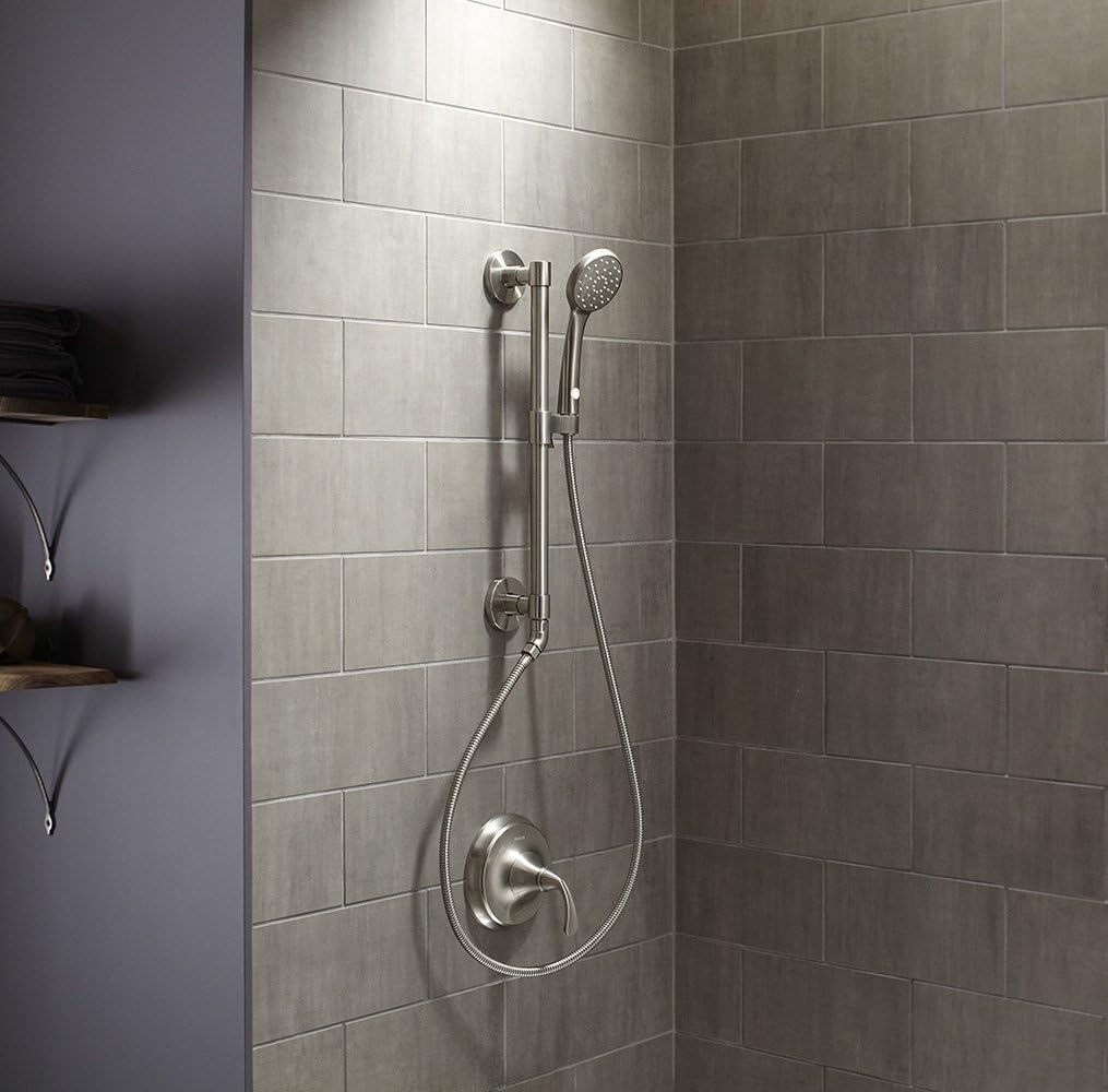 Kohler K-45904-BN Hydrorail-H Shower Column, Vibrant Brushed Nickel