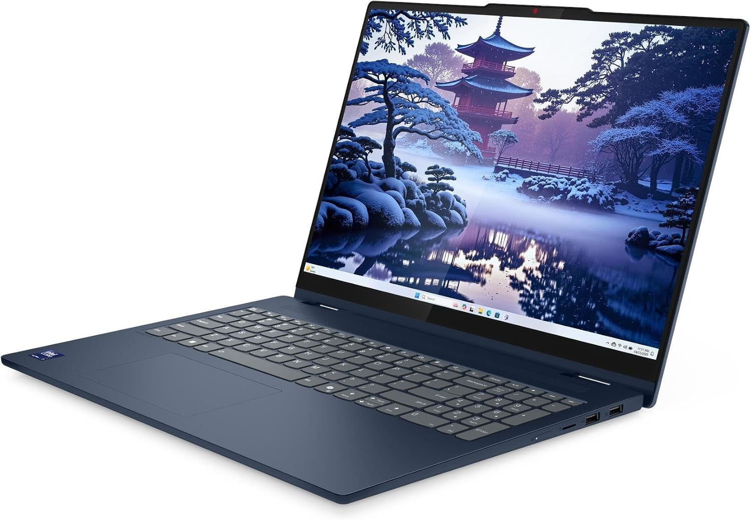 2025 Lenovo IdeaPad 5 2-in-1 16IAL10 Personal Laptop - 16' 1920x1200 Touchscreen - 12-Core Intel Ultra 7 255U - 16GB DDR5 SDRAM 1TB SSD - Intel Graphics - Wi-Fi 6 - Numeric Keypad - W11H - Cosmic Blue