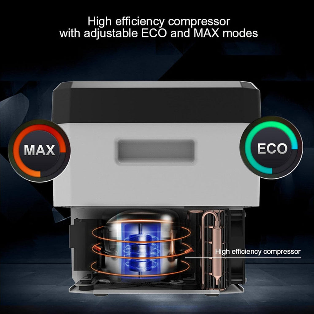 25L Car Refrigerator, 12V/24V/220V Universal Compressor Cooler Portable Car Fridge for Truck Van RV Camper SUV Home Camping Travel Fishing Outdoor