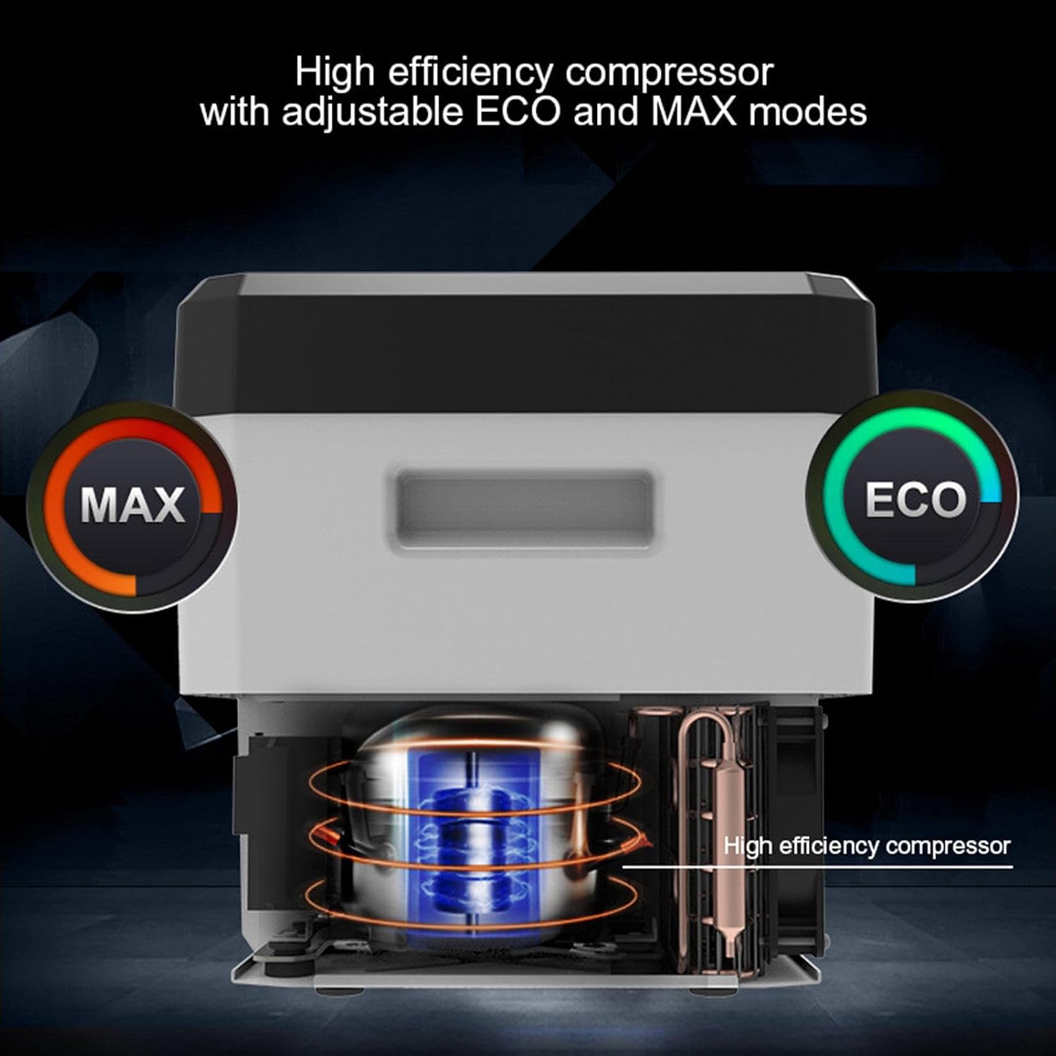 25L Car Refrigerator, 12V/24V/220V Universal Compressor Cooler Portable Car Fridge for Truck Van RV Camper SUV Home Camping Travel Fishing Outdoor