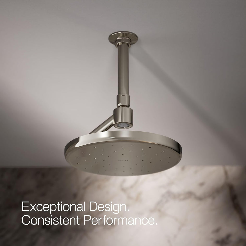 Kohler 26301-SN Statement® Open Rain iconic single-function rainhead,' 2.5 gpm, Vibrant Polished Nickel