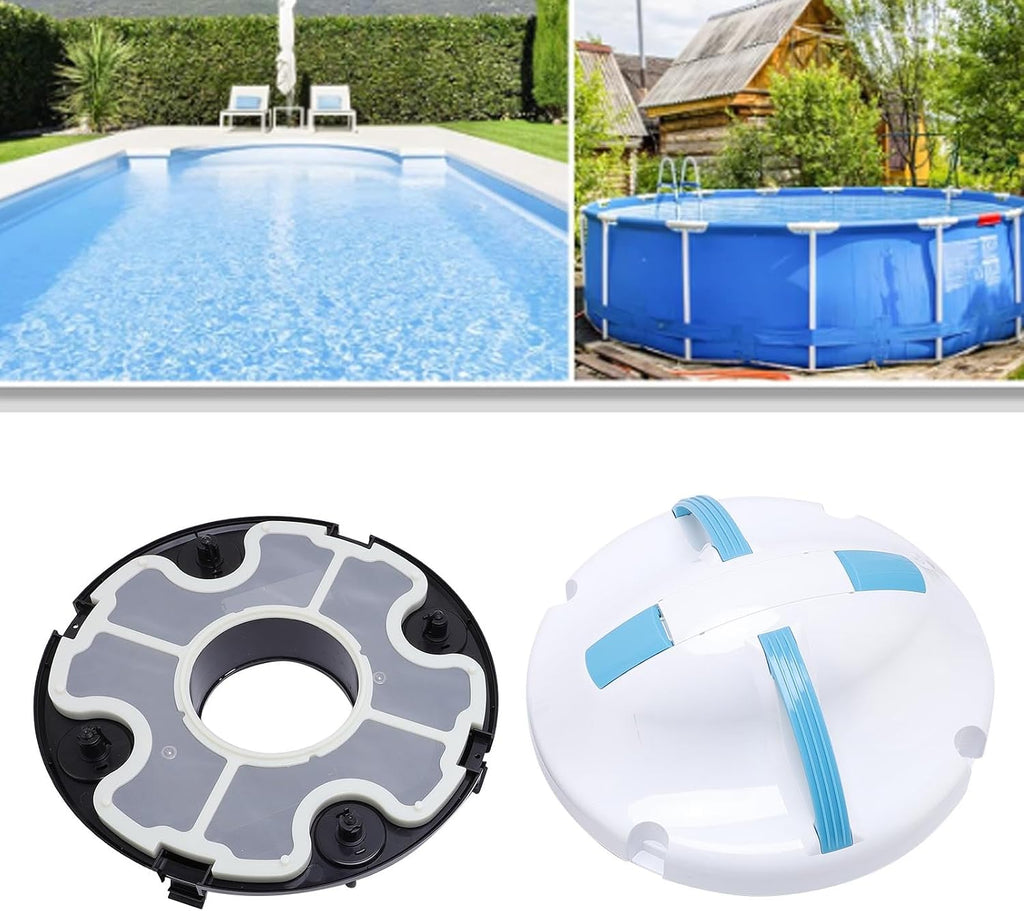 Robotic Pool Cleaner, 120 Minutes Runtime 100㎡ Cleaning Area Cordless Pool Vacuum, Portable Automatic Pool Vacuum Robot for Flat Above Ground Flat Pools, Inground Pools (US Plug)