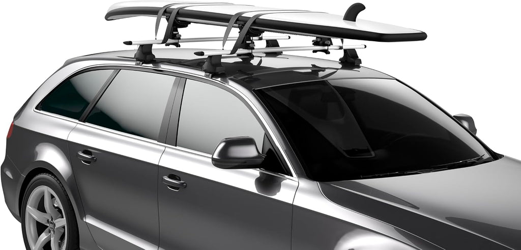 Thule DockGrip - Carries up to 36' Wide Kayaks and SUPs - Fits All Hull Shapes - Fits Most roof Rack Cross Bars - Kayak roof Rack - Stand up Paddleboard Compatible - 85lb Weight Capacity