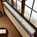 Cuttable Window Sill Mat - Narrow Bay Window Countertop Protector Cushion, Dust-Proof & Waterproof Liner Pad Guard with Non-Slip Backing, Retro Style(27x71in/70x180cm)