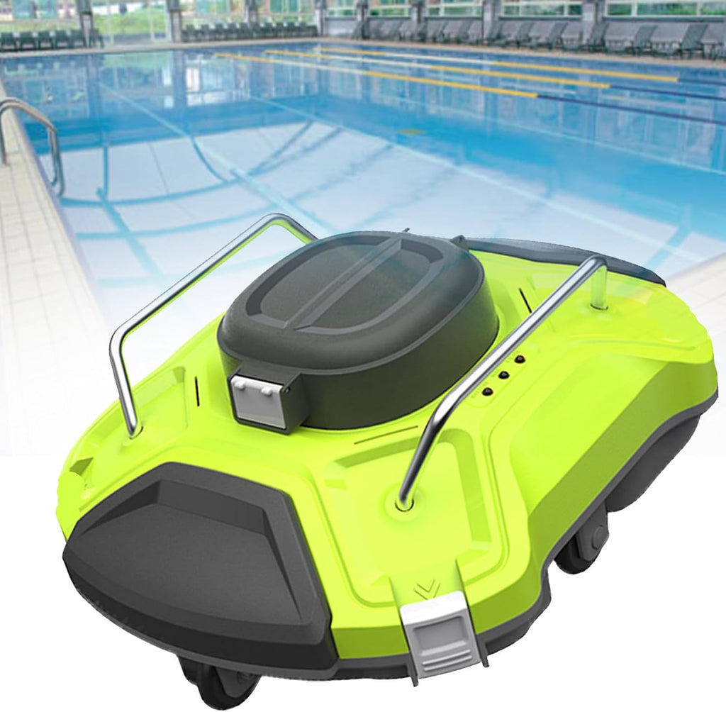 Pool Cleaning Machine,Cleaner Automatic Cordless Robotic Pool Robot,Cordless Automatic Pool Vacuum Cleaner,Automatic Return Function,Automatically Dock