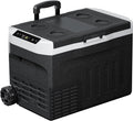 12 Volt Car Refrigerator, 43QT(10L) -4°F~68°F, Dual Power 12/24V DC & 110-240V AC Electric Fridge, Battery Powered Cooler, Portable Freezer for Camping, Travel, RV, Truck, Boat & Home Use