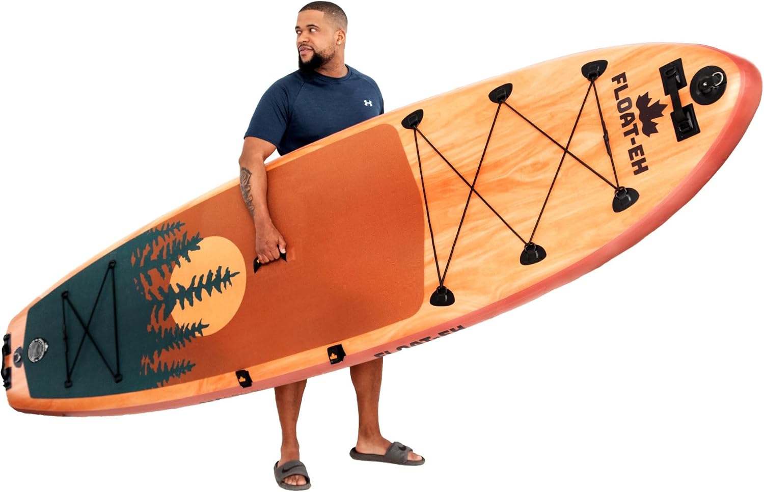 The Woodlander Board - Float-Eh Premium Inflatable 10'6 All-Around Paddle Board
