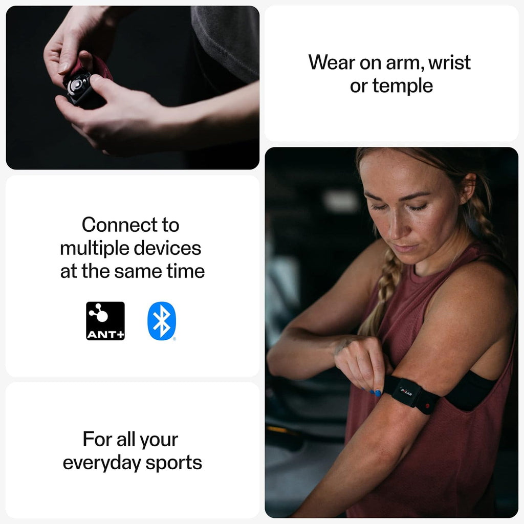 Polar Verity Sense - Optical Heart Rate Monitor Armband - ANT+, Dual Bluetooth