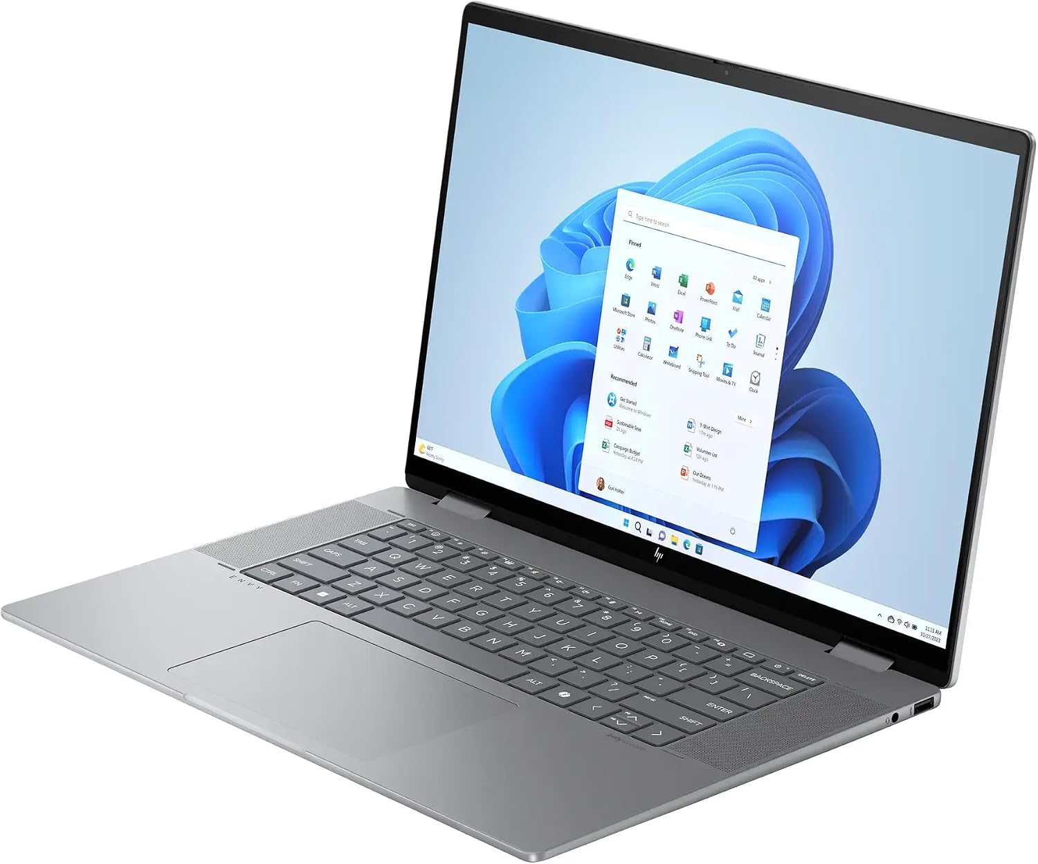 HP Envy x360 16' 2-in-1 Touchscreen Laptop for School and Hobbies, 6-Core AMD Ryzen 5 8640HS, 8GB LPDDR5 RAM, 1TB PCIe NVMe, Backlit KB, Wi-Fi 6E, Webcam, HDMI, Windows 11 Pro, w/BWE Accessories