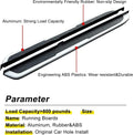 A Set Door Pedals Nerf Bars Running Board Fixed Side Steps (with Brackets) Fits for Honda CRV CR-V 2023 2024 2025 2026