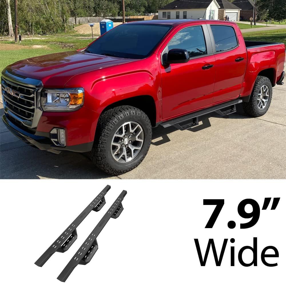 HD Ridez Overland Slider Drop Steps Compatible with Chevy Colorado GMC Canyon 2015-2026 Crew Cab