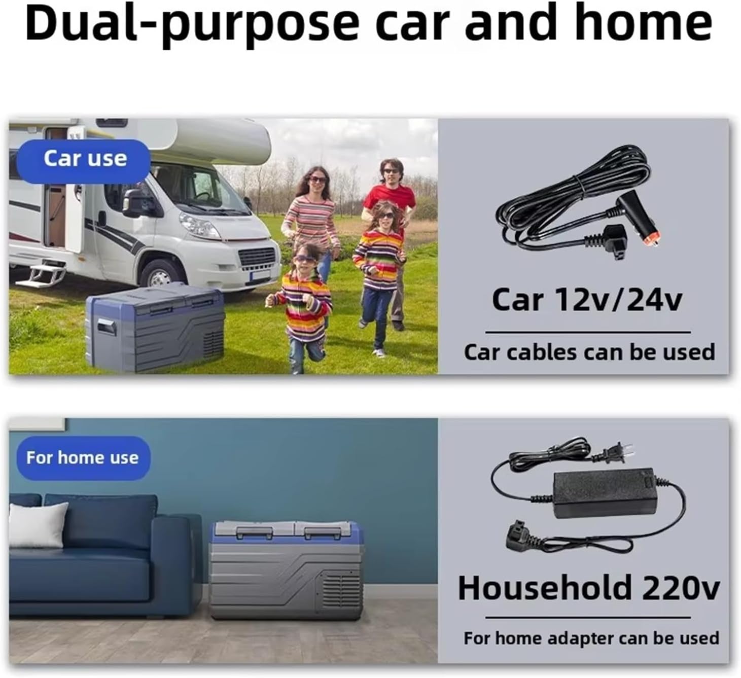 40L Single-Zone Car Refrigerator New 12V 24V Compressor Cooling Freezer Plastic Ice Maker For Home Use