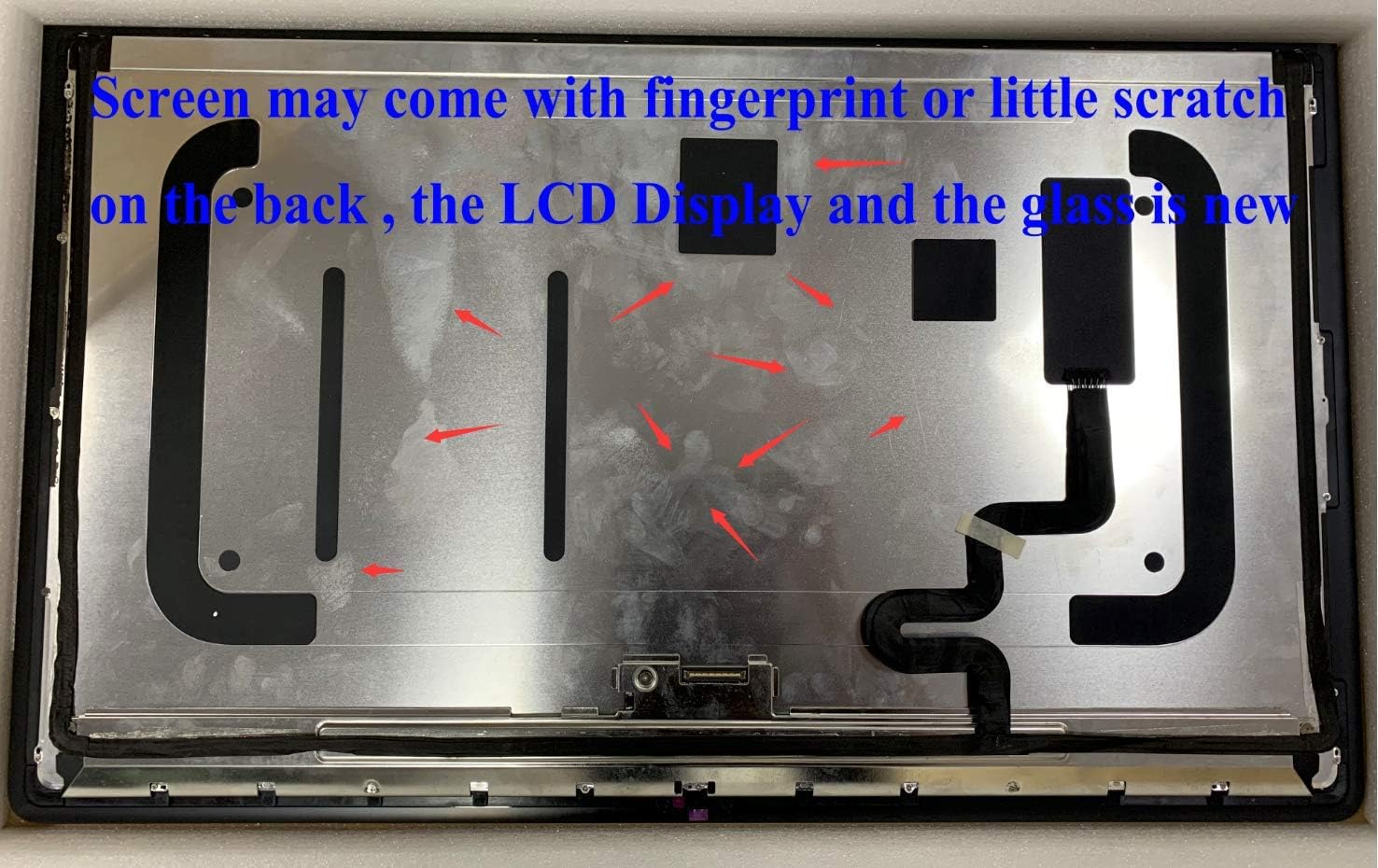 Replacement A1419 5K LCD Retina Screen with Glass Assembly LM270QQ1 SD C1 661-03255 Compatible with Apple iMac 27' Mid 2017 Year EMC 3070