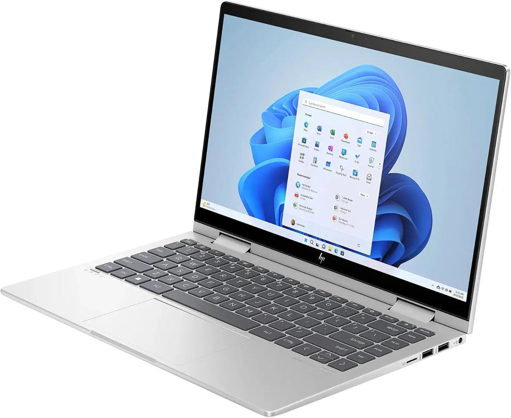 HP Envy x360 2-in-1 14 2024 Business Laptop 14' FHD IPS Touchscreen 10-Core Intel 5 120U 8GB DDR4 512GB SSD Intel Graphics Wi-Fi 6E Backlit Keyboard Fingerprint Win10 Home w/ONT 32GB USB