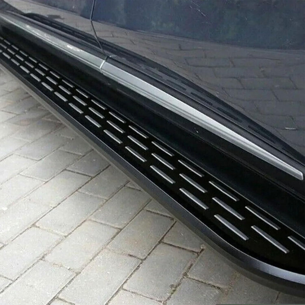 2Pcs Running Board Fit for Nissan Pathfinder 2022-2025, Fixed Side Steps Nerf Bar Pedal Protector Rail Board, Black Aluminum