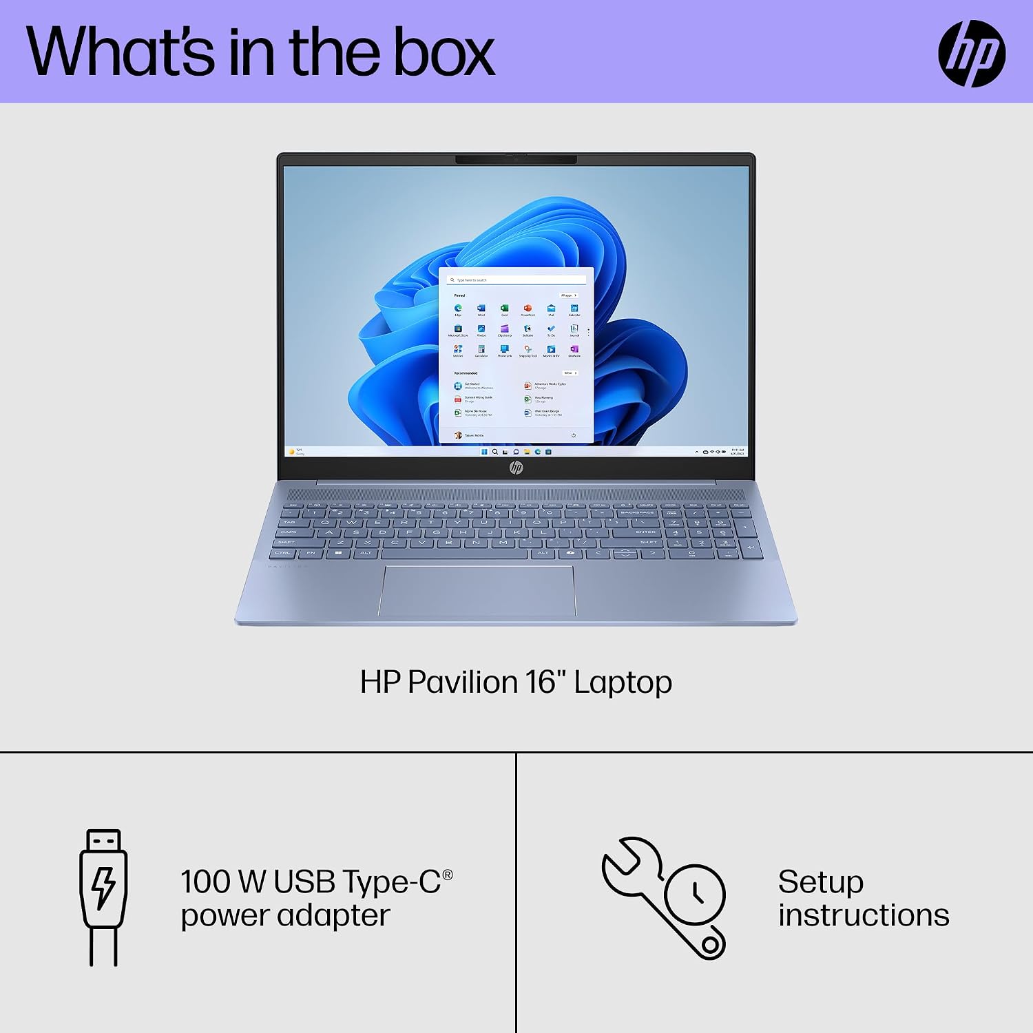 HP Pavilion 16 Business Laptop 2024, 16' WUXGA IPS Touchscreen, Intel 7 150U 10-Core, Intel Graphics, 32GB LPDDR5 1TB SSD, Backlit Keyboard, Wi-Fi 6, Win11 Home, COU 32GB USB