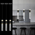 3-packs Pendant Lighting for Kitchen Island Mini Chandeliers Crystal Dining Room Hanging Lights LED Dimmable Drop Lights Ceiling Lighting Fixture Kitchen Sink Light Bathroom Bedroom 2700K 6000K