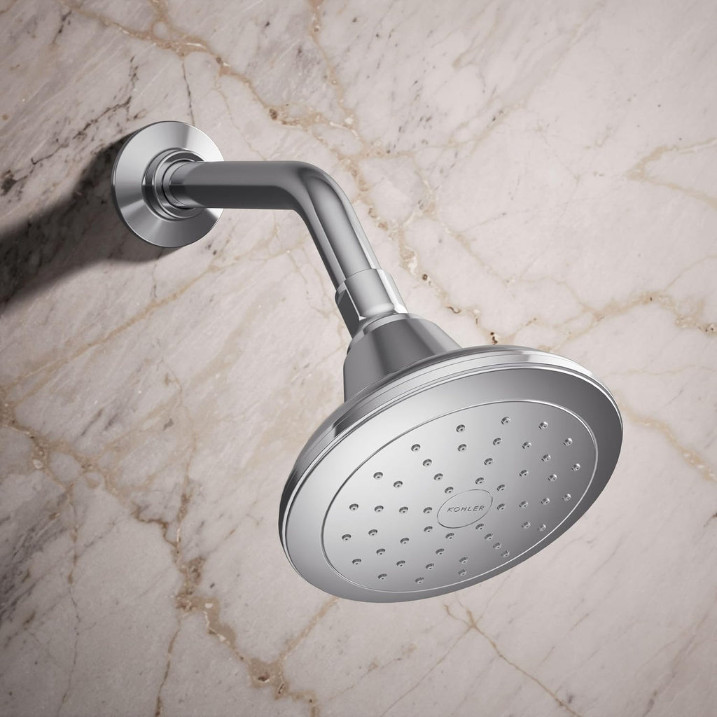 KOHLER 45417-G-CP Pinstripe Showerhead, Polished Chrome