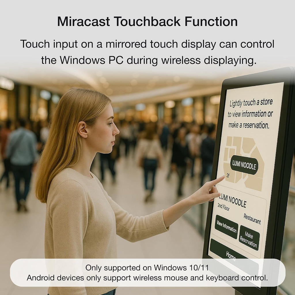 EZCast Ultra U2 4K Wireless Display Adapter – WiFi 6, HDR, DLNA AirPlay Miracast, Screen Mirror & Extend for PC, Laptop, iOS & Android