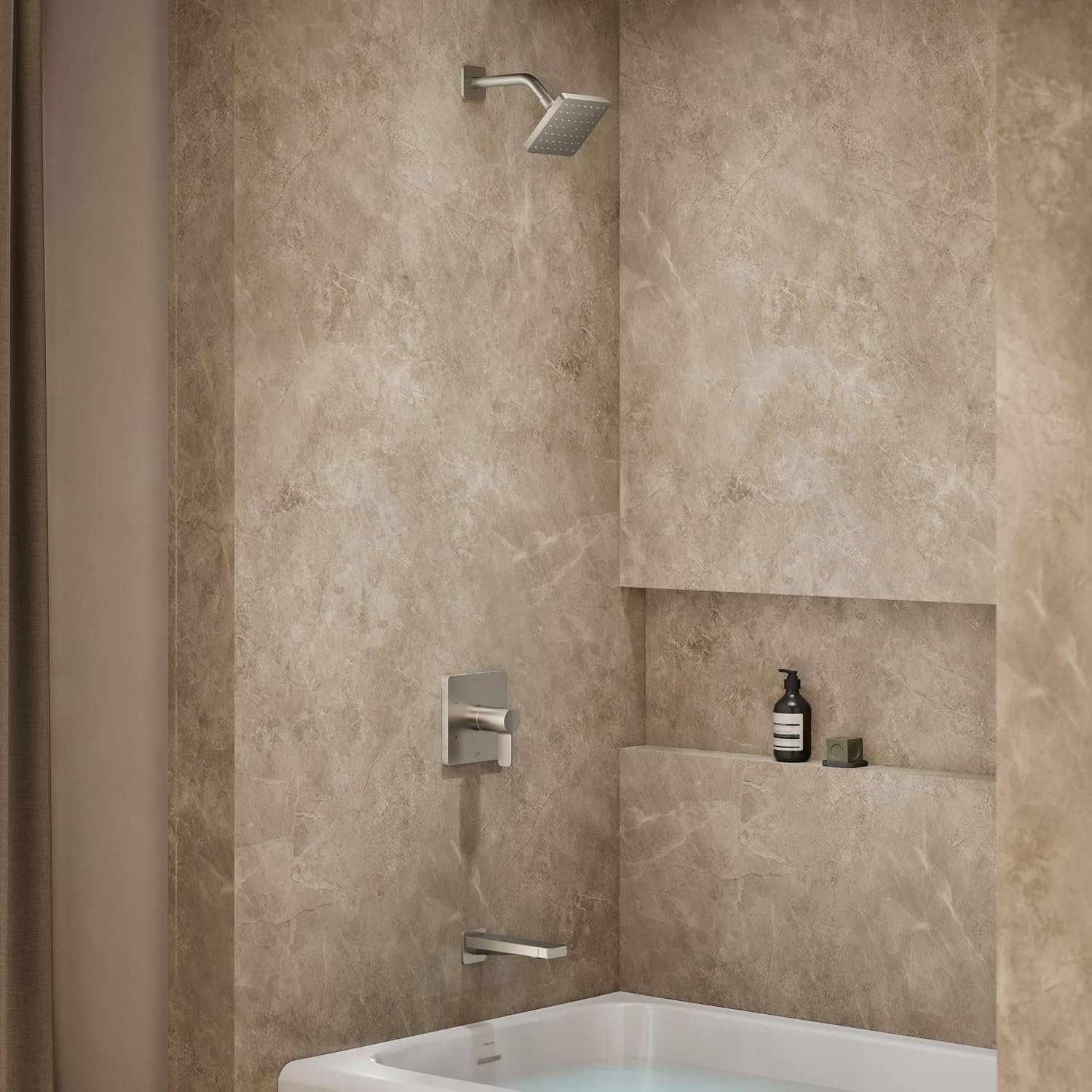 Kohler TS23502-4-BN Parallel Showerheads, Vibrant Brushed Nickel