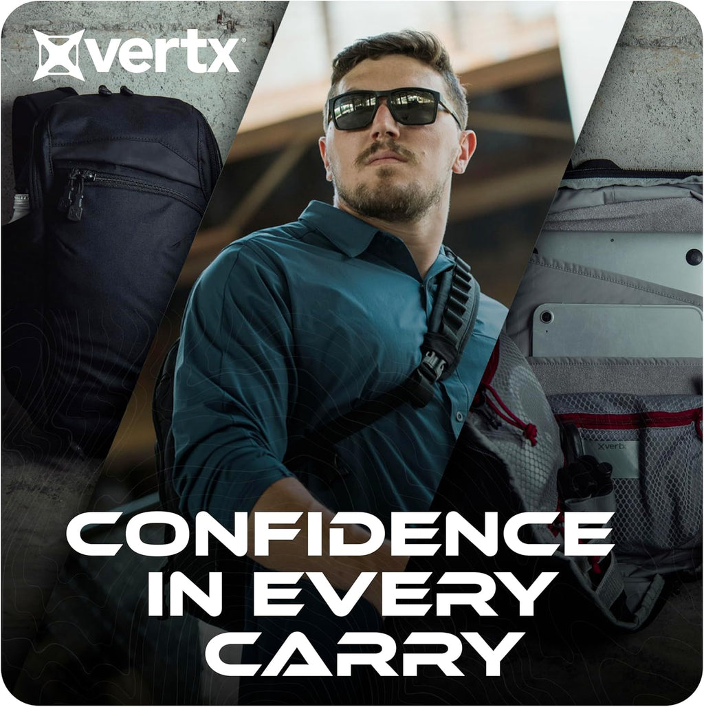Vertx Gamut 22L Sling Backpack – Versatile, Durable Design with Ample Storage, Ideal for Everyday Use & Outdoor Adventures, Black - One Size