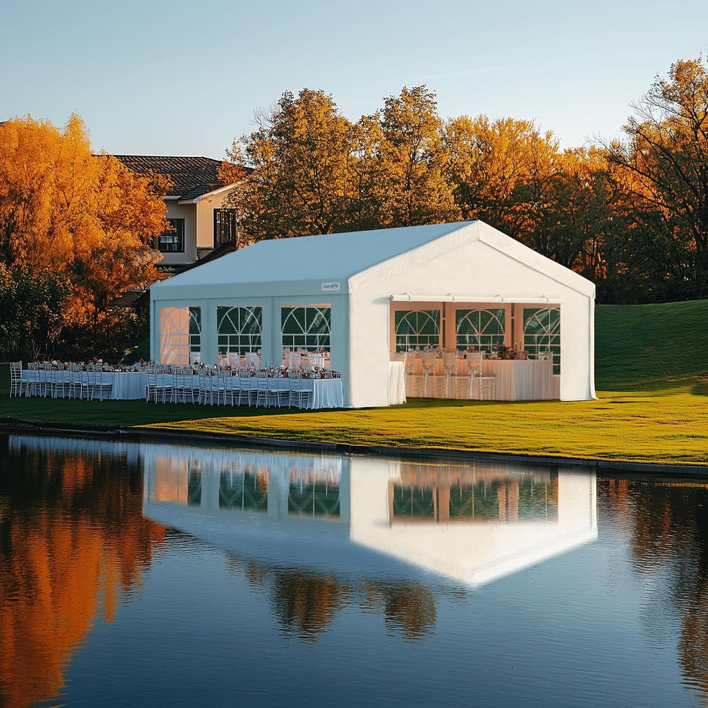 Quictent 16x20 Heavy Duty Party Tent Outdoor Canopy Tent for Parties, Wedding Event Shelter with Storage Bags