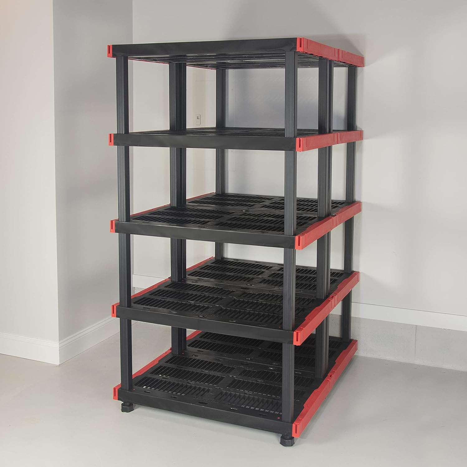 CX Craftsman 5-Tier Highly Durable Storage Rack, 5 Shelves That Support up to 200lbs/shelf, Organization and Storage, Weather-Resistant Design, Easy Assembly, American Made (72.3'H x 40'W x 24'D)