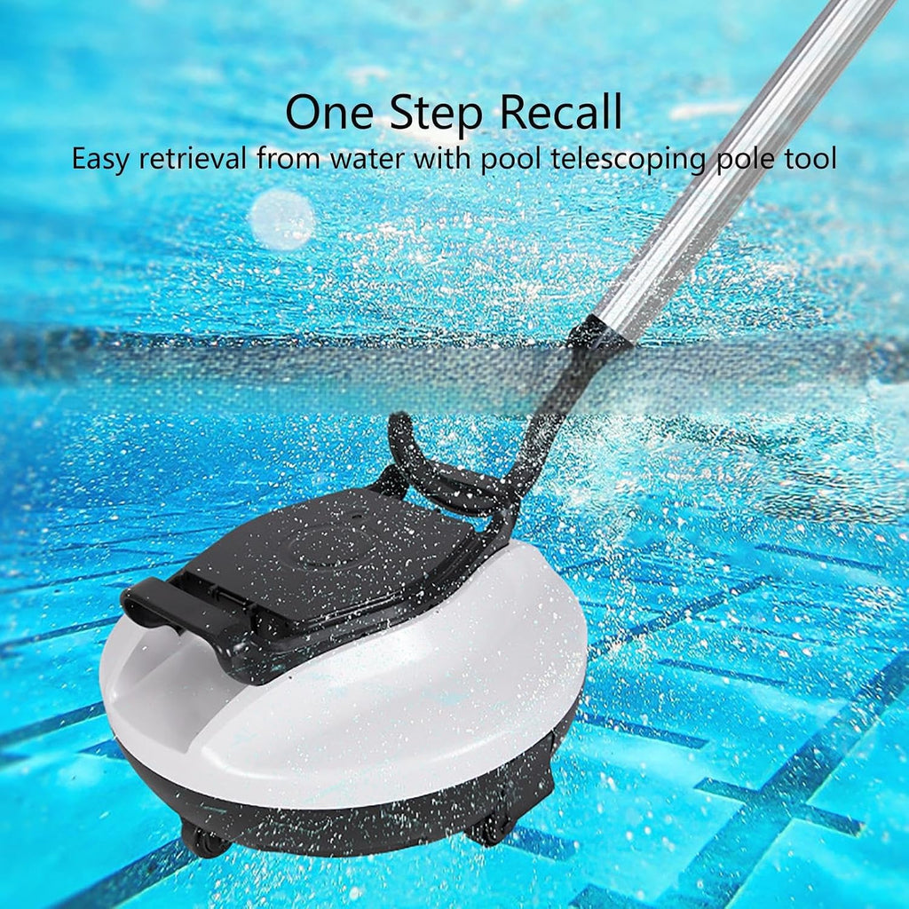 Pool Surface Skimmer Cleaner, Automatic Pool Vacuum Robot, Cordless Pool Vacuum for Inground Pools, Superior Power and Smart Navigation