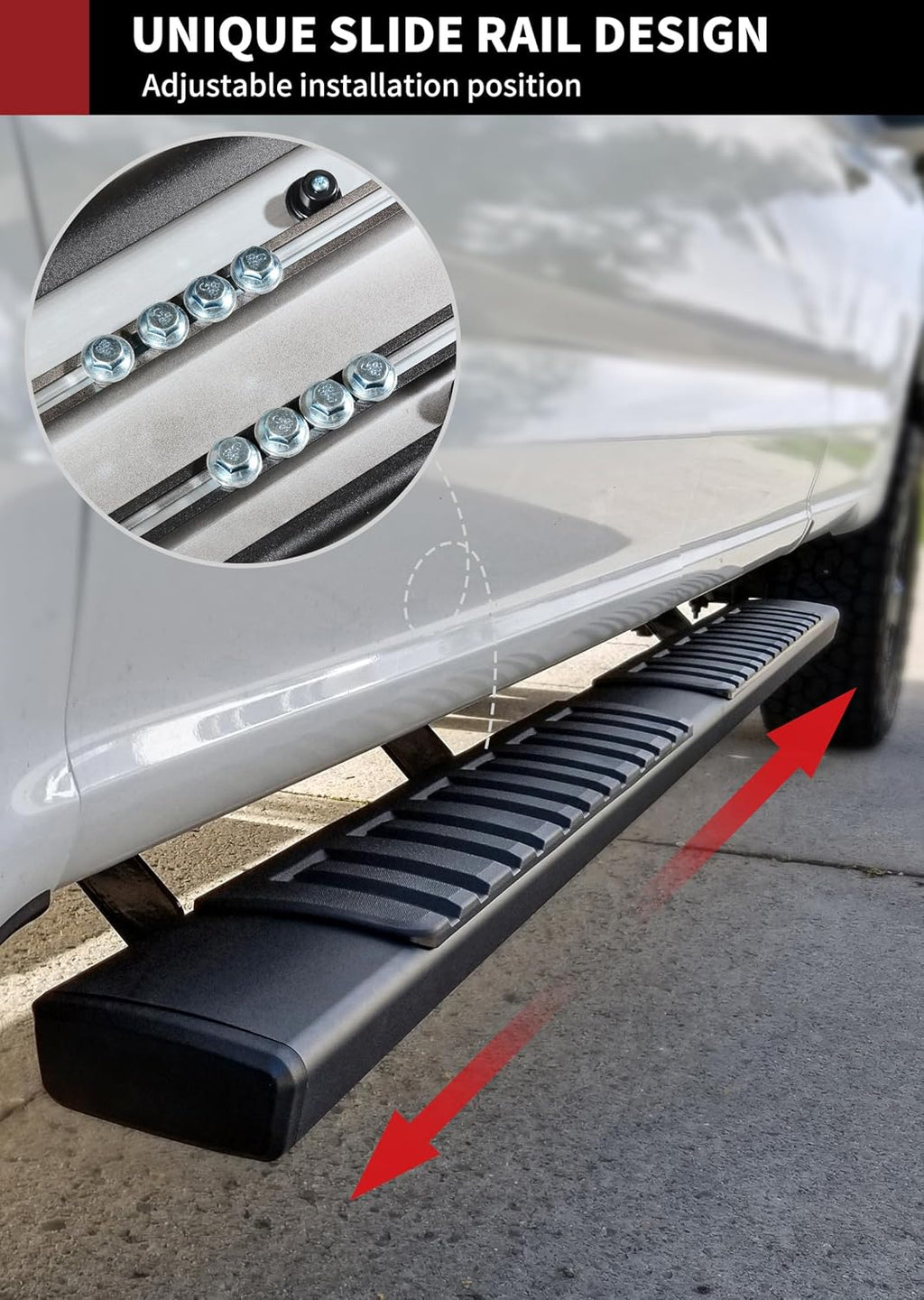 YITAMOTOR 6 Inches Running Boards Compatible with 2015-2026 Chevrolet Colorado/GMC Canyon Crew Cab, Aluminum Black Side Steps Nerf Bars