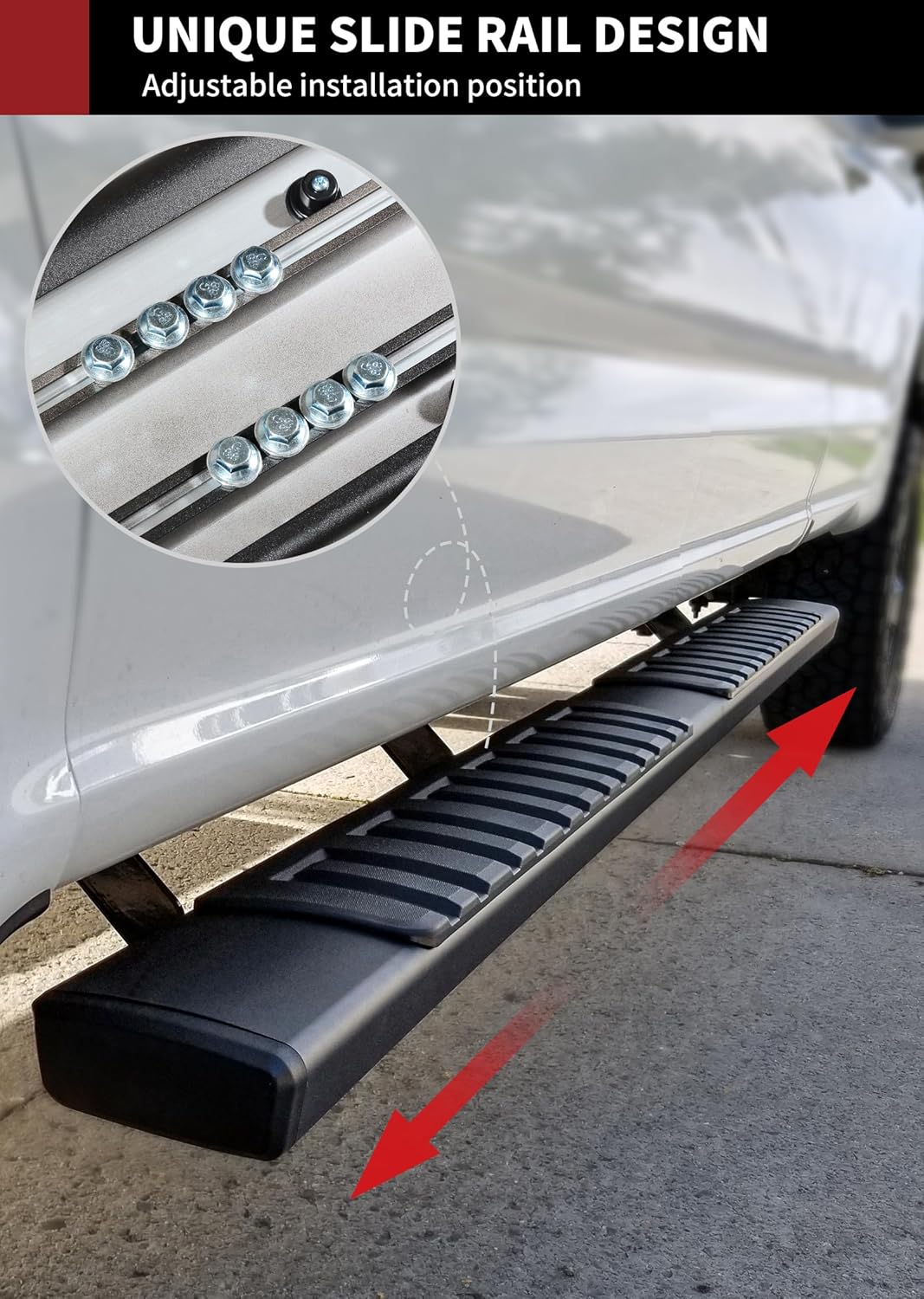 YITAMOTOR 6 Inches Running Boards Compatible with 2015-2026 Chevrolet Colorado/GMC Canyon Crew Cab, Aluminum Black Side Steps Nerf Bars
