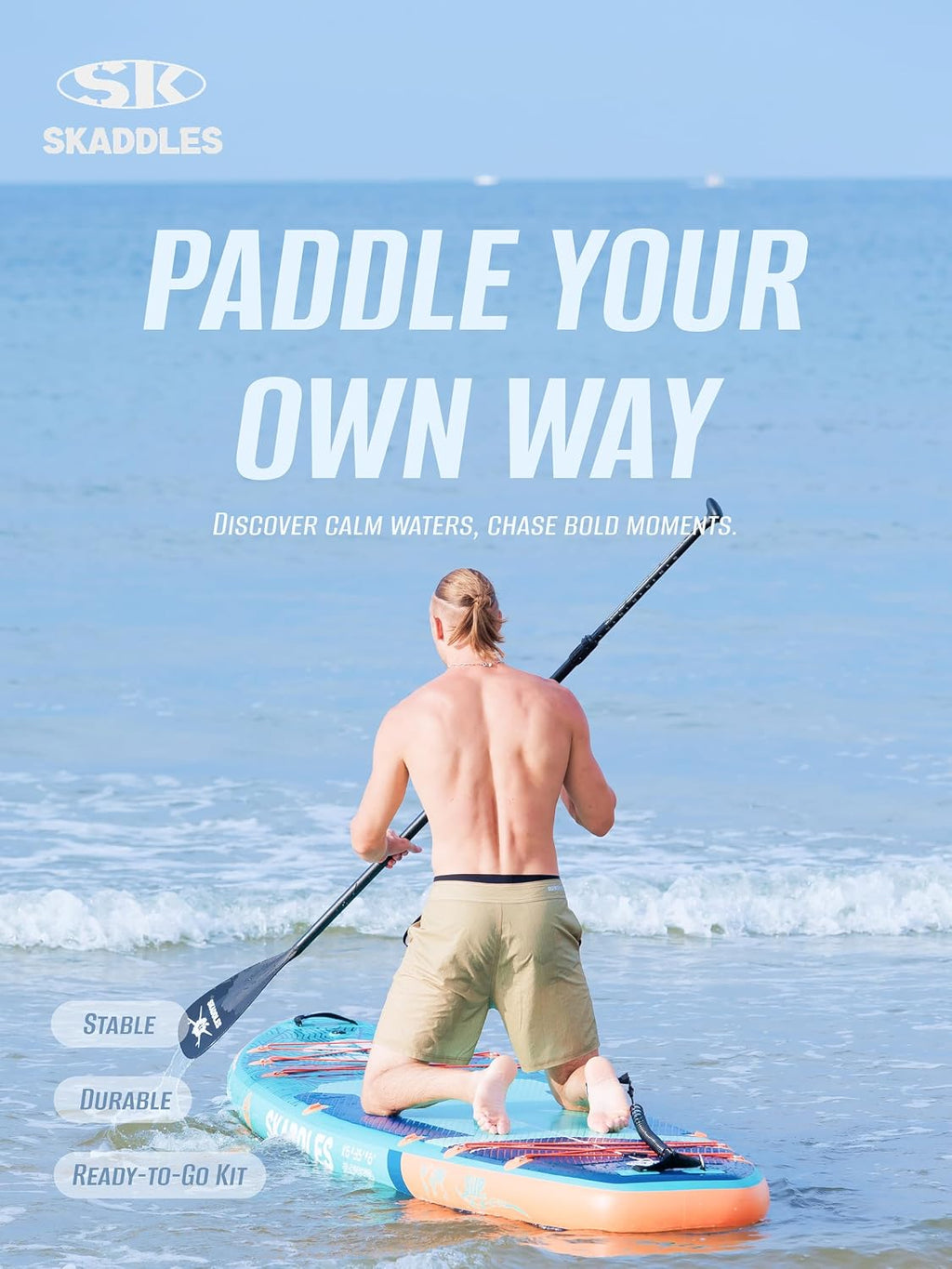 11'6 × 35' Inflatable SUP–Super Wide, Stand Up Paddle Board for Adults, Youth, Family & Pets, High Weight Capacity, Non-Slip EVA Deck, Premium Accessories