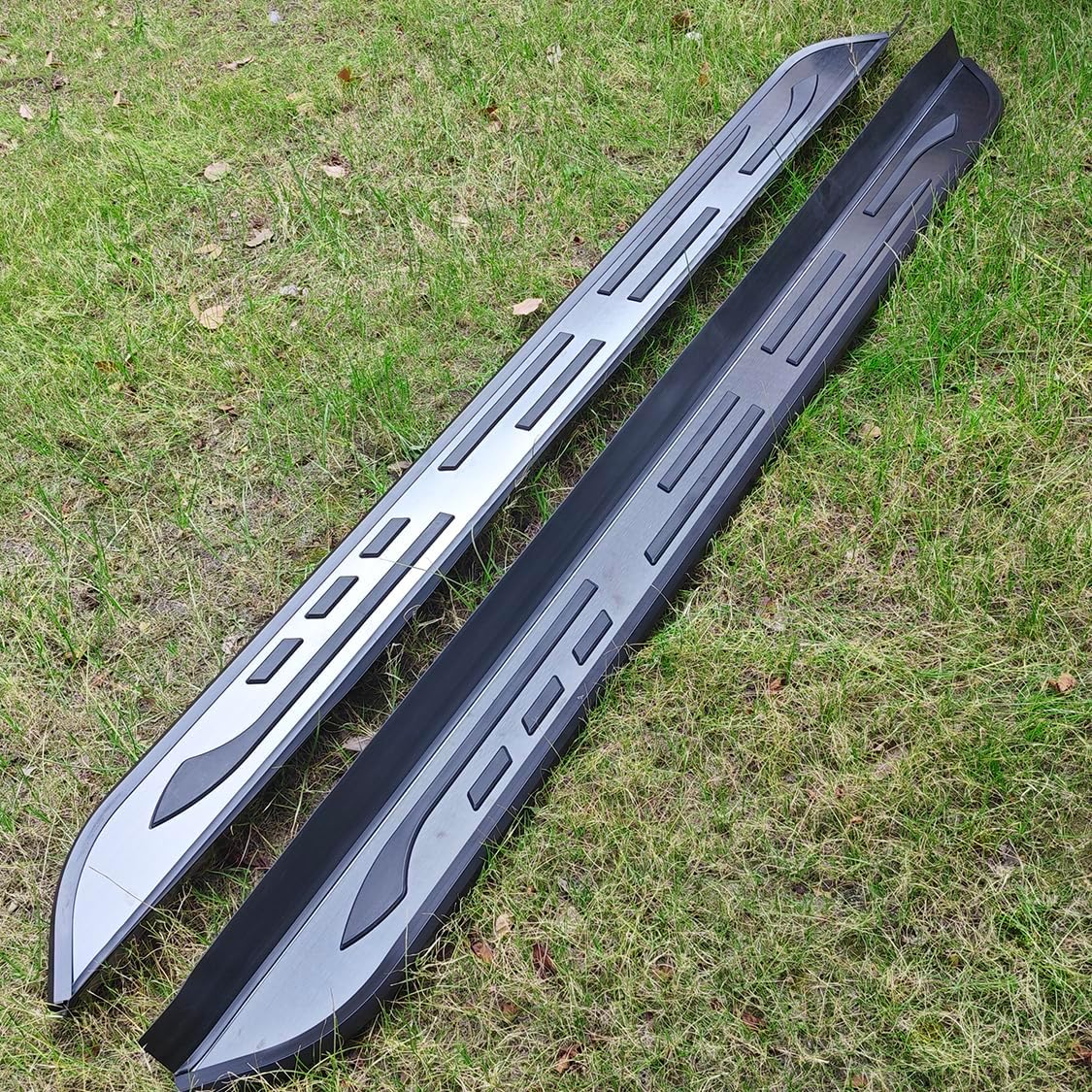 2PCS Side Step Accessories Fit for Chevy Equinox 2025 2026 Running Board Padel Step Bar Padel Aluminum Black (with Bracket) XMH