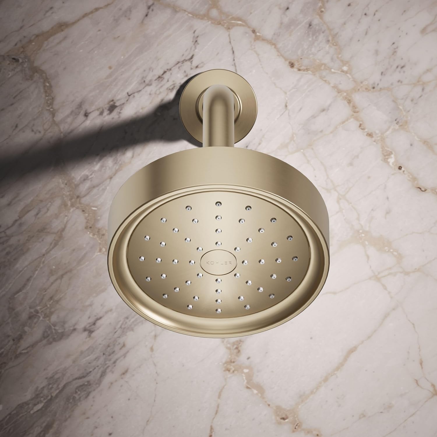 Kohler 939-G-BV Purist® Single-function showerhead, 1.75 gpm, Vibrant Brushed Bronze