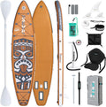 FunWater 8'/10'/10'6'/11'6' Inflatable Stand Up Paddle Board with Premium SUP Paddleboard Accessories, Wide Stable Anti-Slip EVA Deck,Paddle Boards for Adults & Youth of All Skill Levels