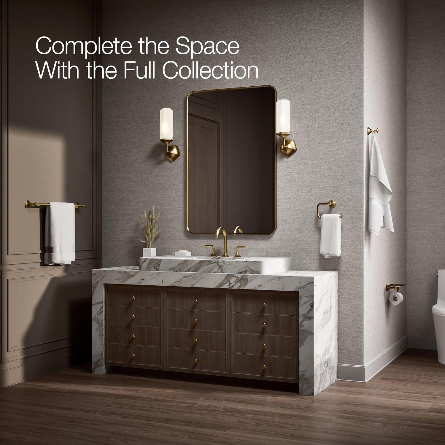 KOHLER OCCASION™ COVERED TOILET TISSUE HOLDER
