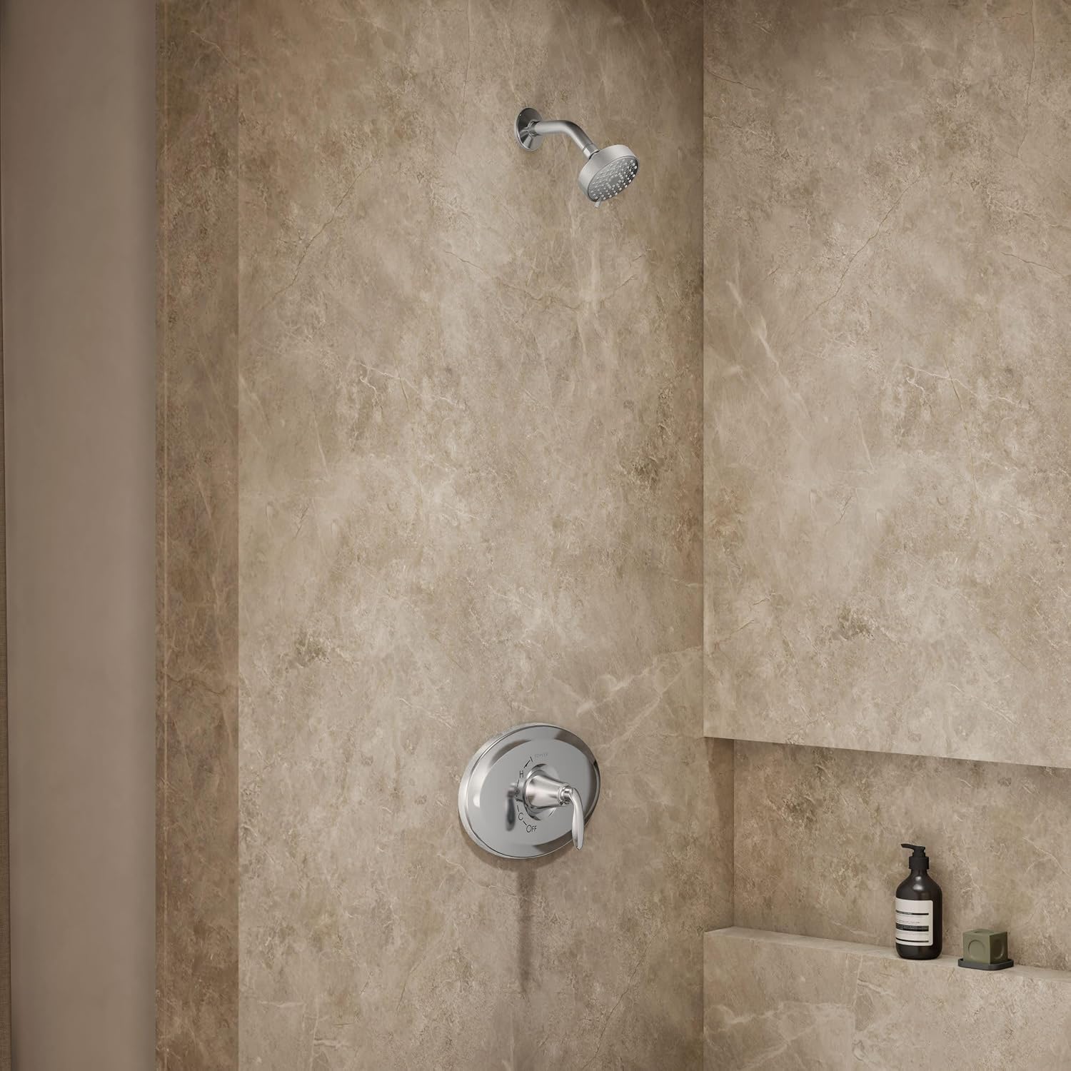 Kohler K-TS21947-4G-CP Remodel Rite-Temp Shower Trim Kit, 1.75 GPM, Polished Chrome