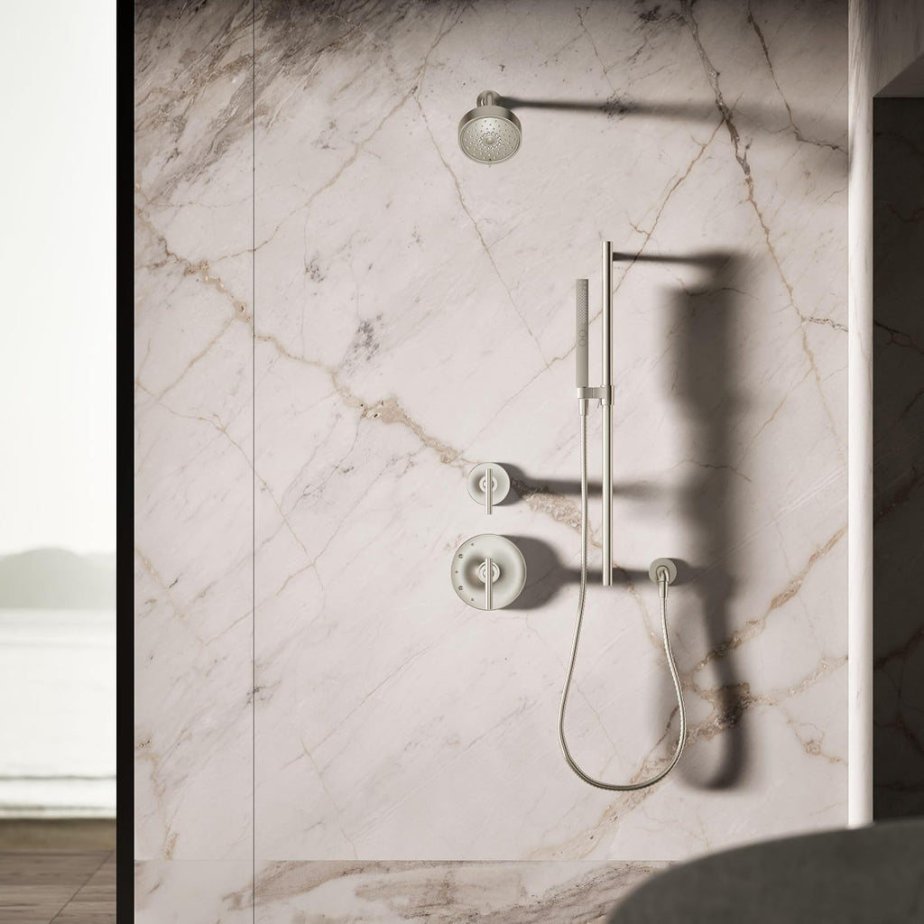 Kohler 21336-BN Shift®+ Square two-function handshower, 2.5 gpm, Vibrant Brushed Nickel