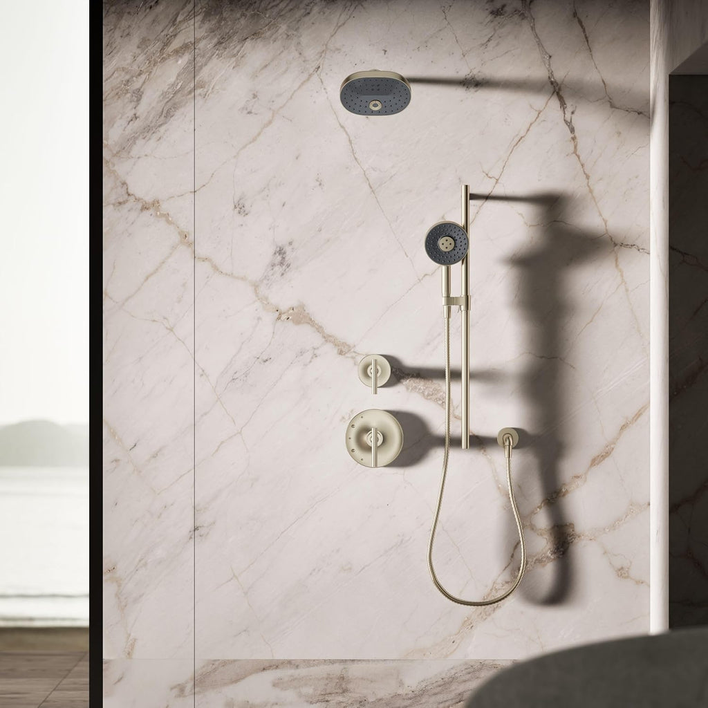Kohler 26282-G-BV Statement® Round three-function handshower, 1.75 gpm, Vibrant Brushed Bronze