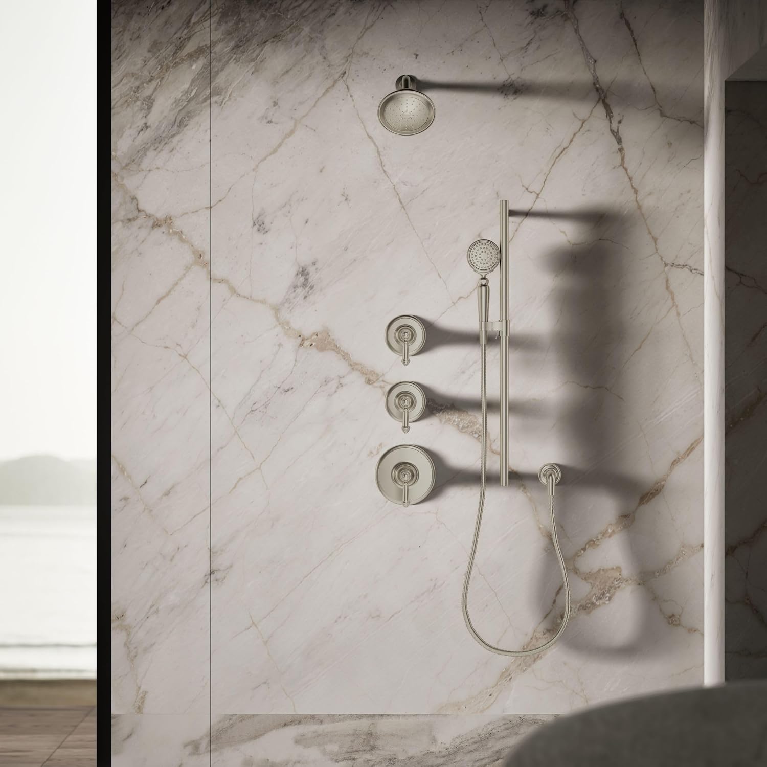 Kohler 72774-G-BN Artifacts® Single-function showerhead, 1.75 gpm, Vibrant Brushed Nickel