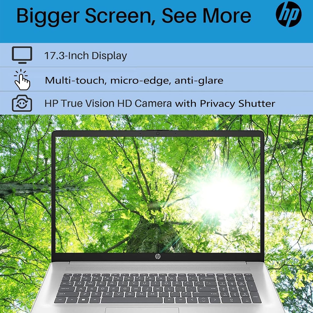 HP Laptops - 17 Inch Touchscreen Laptop with Stylus Pen - AMD Ryzen 5 7530U - Wi-Fi 6 - Camera Privacy Shutter - Ideal for College Students Business Office (Windows 11, 32GB RAM |1TB PCIe SSD)