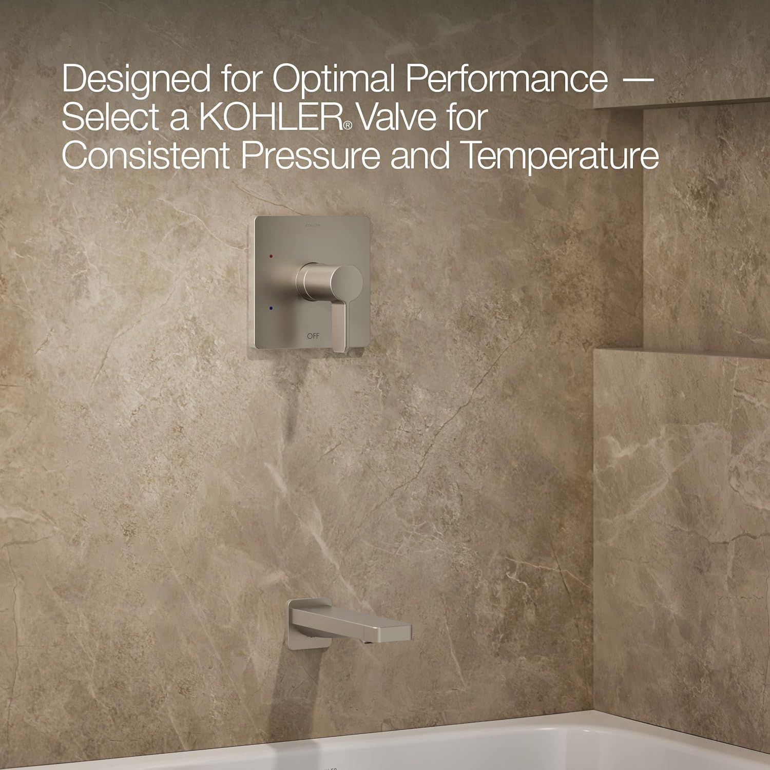 Kohler TS23502-4-BN Parallel Showerheads, Vibrant Brushed Nickel