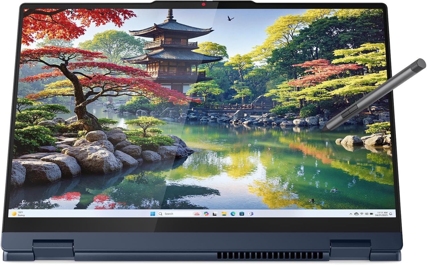 2025 Lenovo IdeaPad 5 2-in-1 16IAL10 Personal Laptop - 16' 1920x1200 Touchscreen - 12-Core Intel Ultra 7 255U - 16GB DDR5 SDRAM 1TB SSD - Intel Graphics - Wi-Fi 6 - Numeric Keypad - W11H - Cosmic Blue
