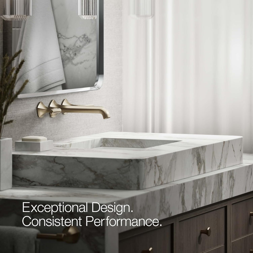 KOHLER K- T27013-4-BV OCCASION™ WALL MOUNT LEVER HANDLES, Vibrant Brushed Bronze