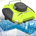 Automatic Robotic Pool Cleaner, Pool Automatic Vacuum Cleaner, Swimming Pool Cleaner Robot, LED Indicator, Strong Suction, with Hook, for Underwater Cleaning