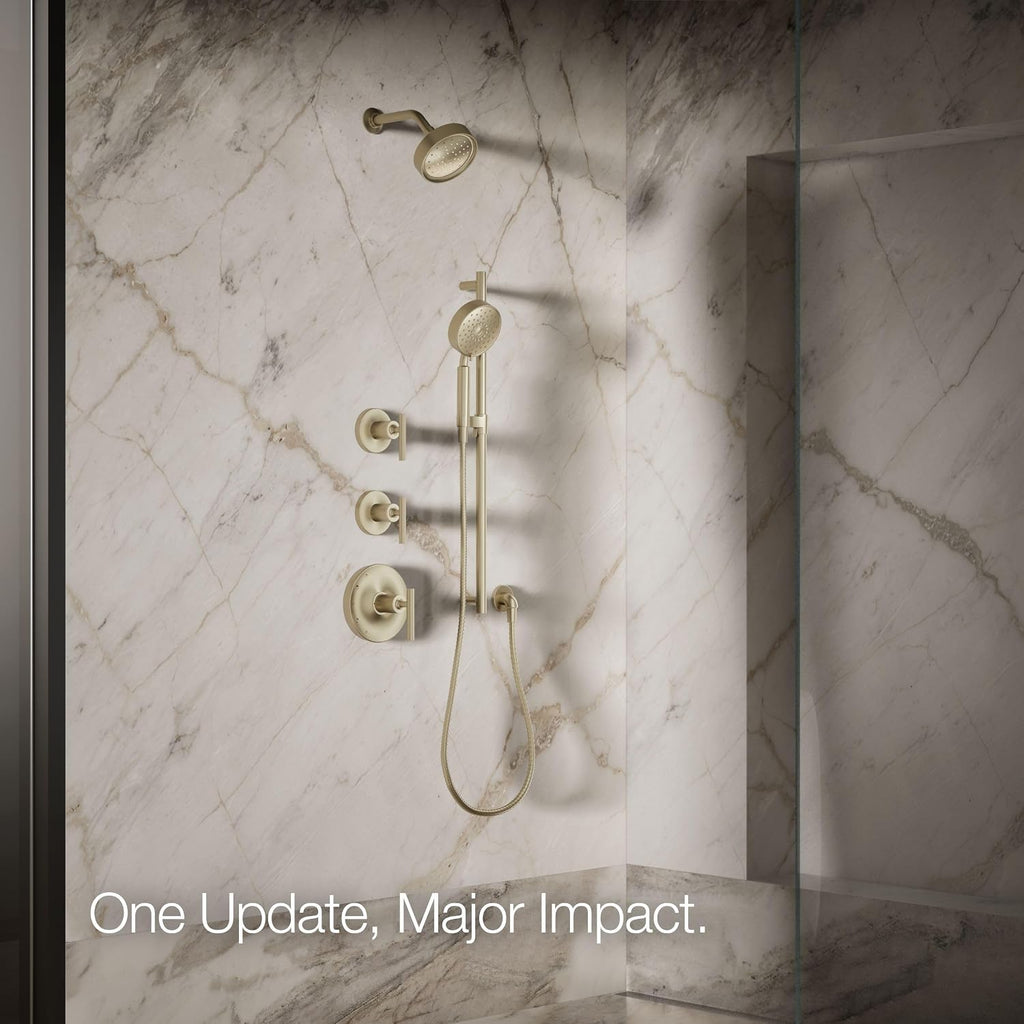 Kohler 939-G-BV Purist® Single-function showerhead, 1.75 gpm, Vibrant Brushed Bronze