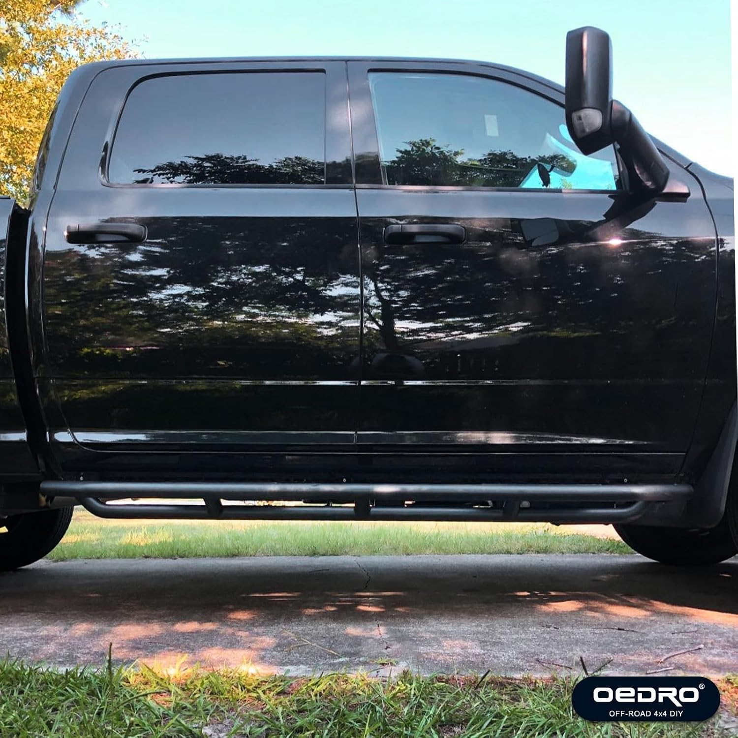 OEDRO 6' Running Boards Compatible with 2005-2023 Toyota Tacoma Double Cab, Upgraded Side Steps Rails Black Textured Heavy Duty Truck Nerf Bars