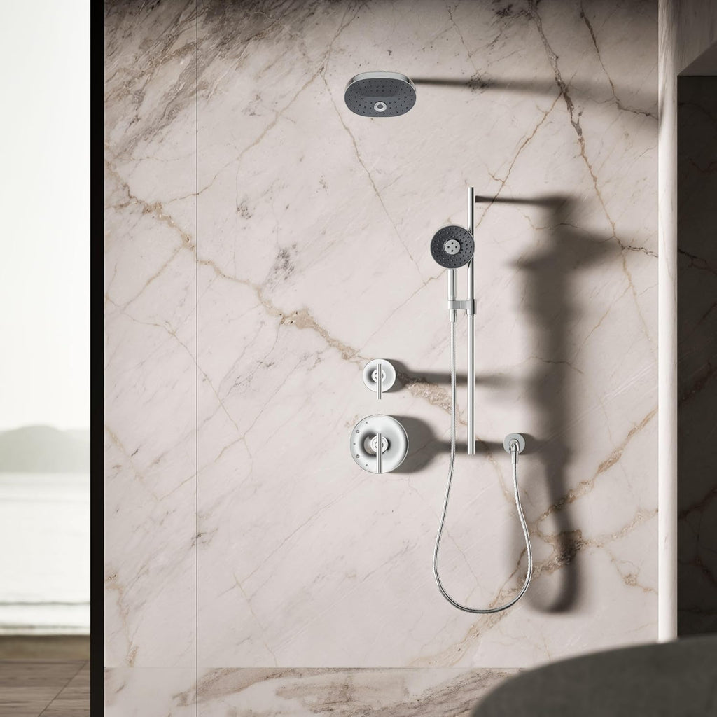 Kohler 26282-CP Statement® Round three-function handshower, 2.5 gpm, Polished Chrome
