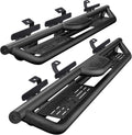 PZ 6' Running Boards Anti-Slip Side Steps Carbon Steel Compatible with 2008-2018 Wrangler JK 4 Doors,550LBS Steel No Drill Truck Running Boards Direct Fit Nerf Bar